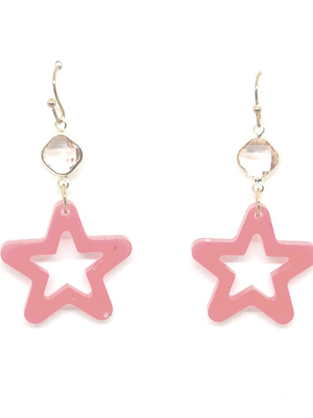 Star Pink Earrings